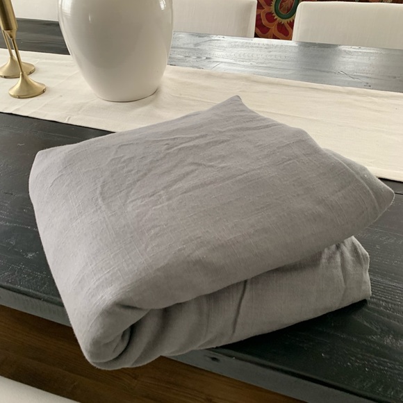 Casaluna Bedding Casaluna Heavyweight Linen Blend Duvet Set King